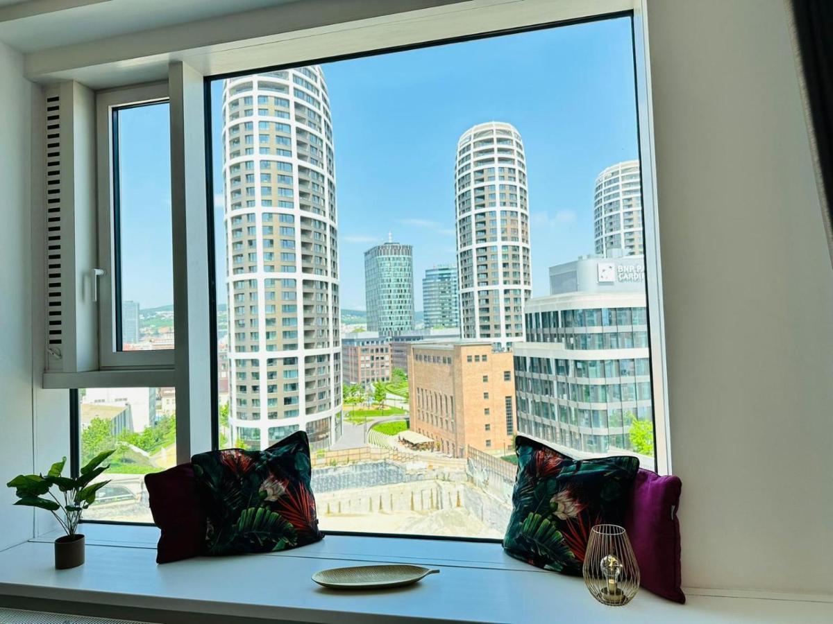Apartments09 In New Building With Free Parking Panorama City - Amazing View Close To Old Town Pressburg Exterior foto